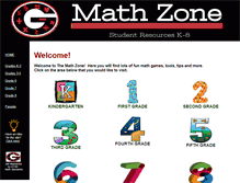 Tablet Screenshot of mathzone.guilderlandschools.net